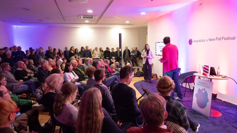 Foto der Bühne der re:publica Düsseldorf